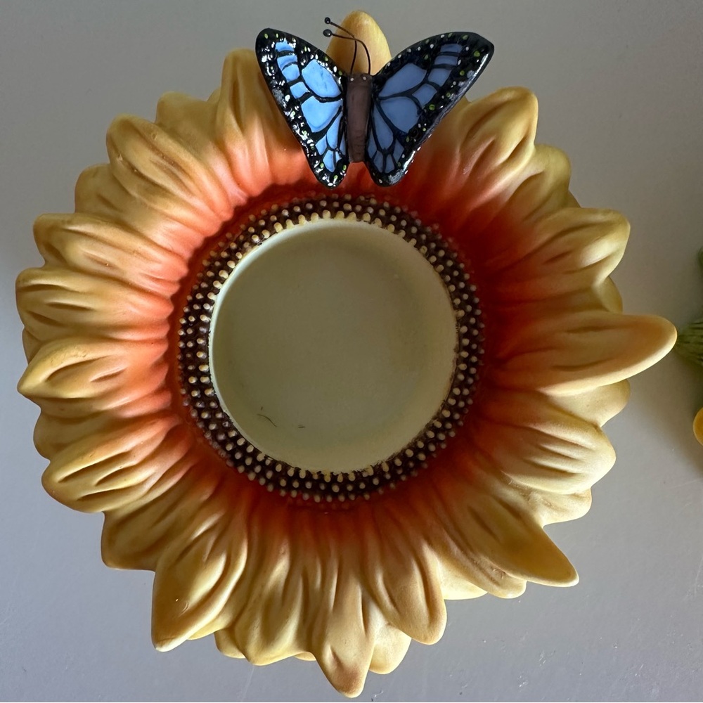 NEW PartyLite Sunflower Buddies Tea Light Candle Holders - Picture 7 of 12